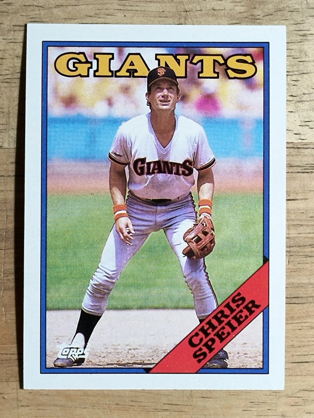 1988 Topps #329 Chris Speier