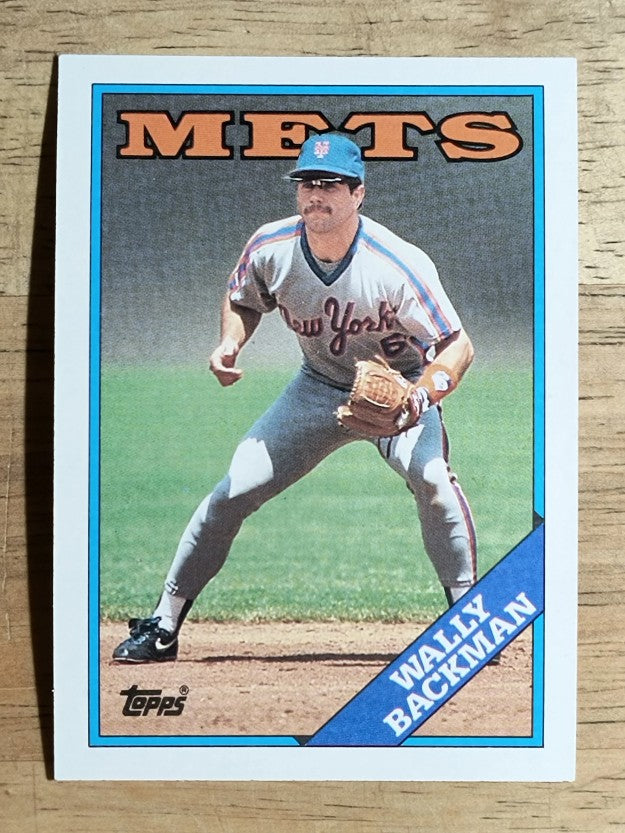 1988 Topps #333 Wally Backman