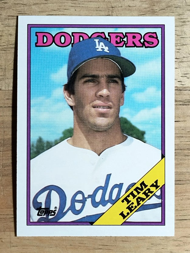 1988 Topps #367 Tim Leary