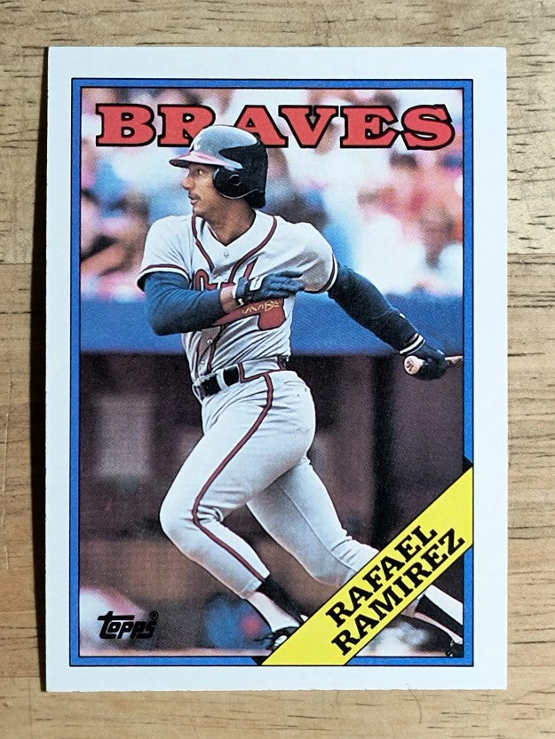 1988 Topps #379 Rafael Ramirez