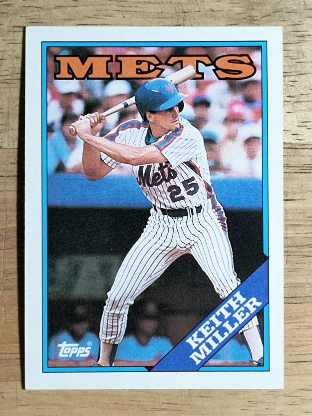 1988 Topps #382 Keith A. Miller RC