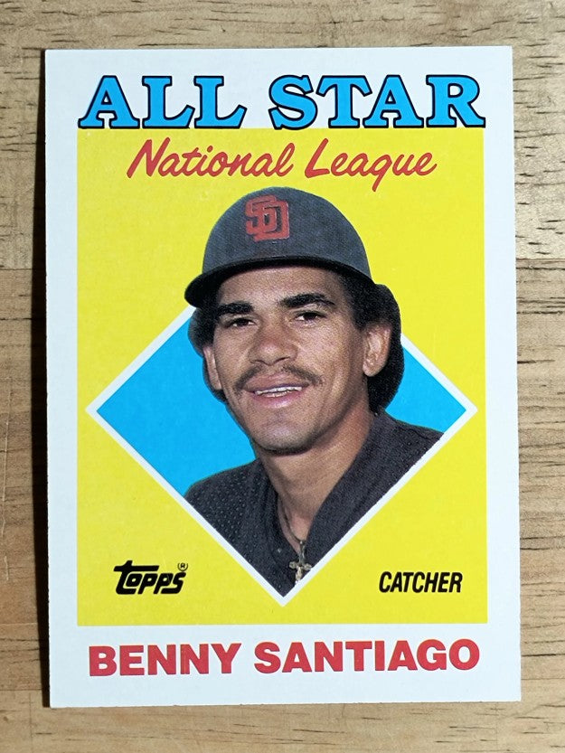 1988 Topps #404 Benny Santiago AS