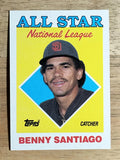 1988 Topps #404 Benny Santiago AS