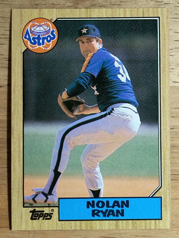 1987 Topps #757 Nolan Ryan