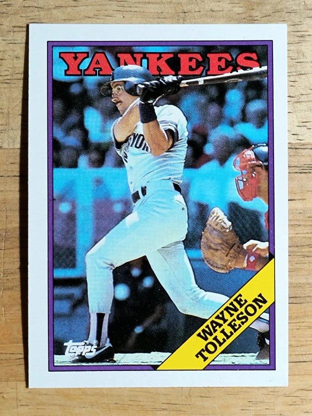 1988 Topps #411 Wayne Tolleson