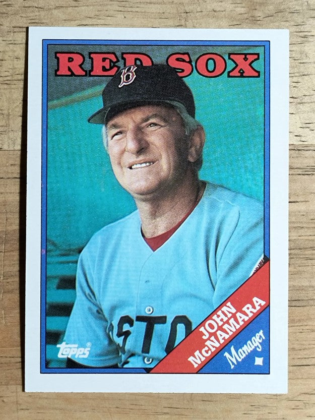 1988 Topps #414 John McNamara MG