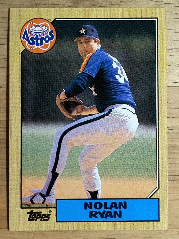 1987 Topps #757 Nolan Ryan