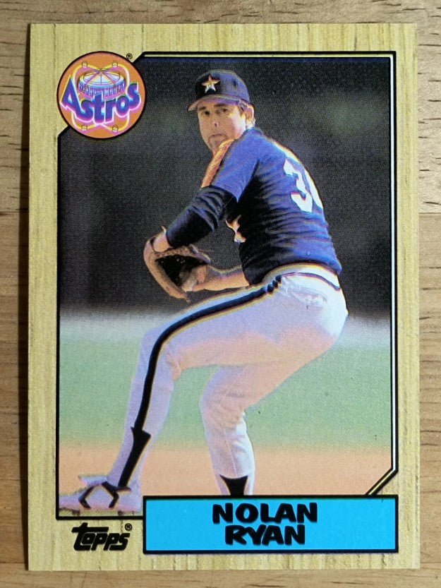 1987 Topps #757 Nolan Ryan