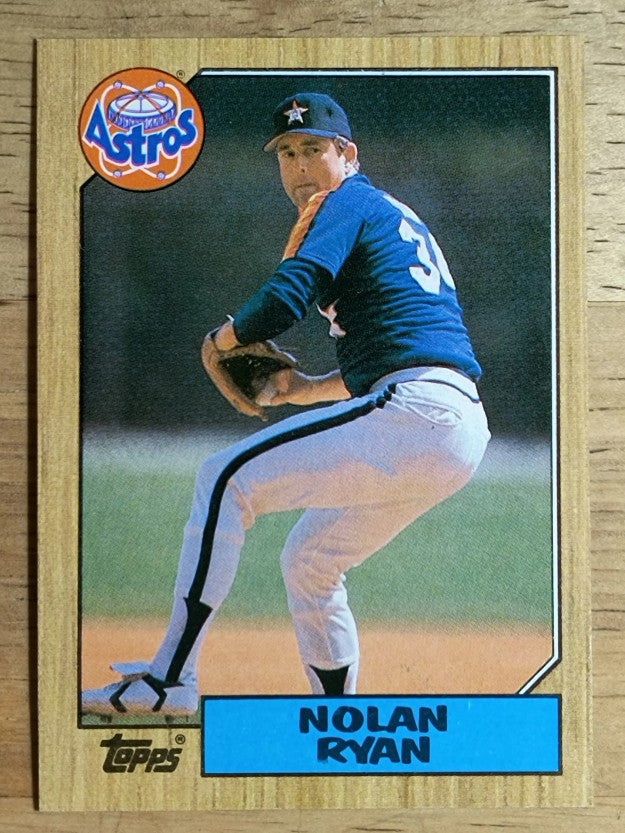 1987 Topps #757 Nolan Ryan