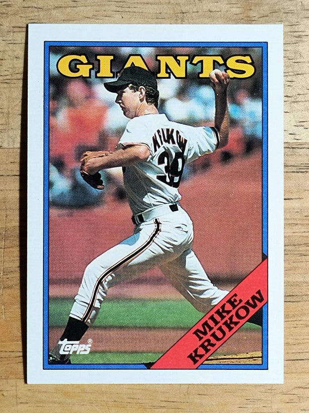 1988 Topps #445 Mike Krukow