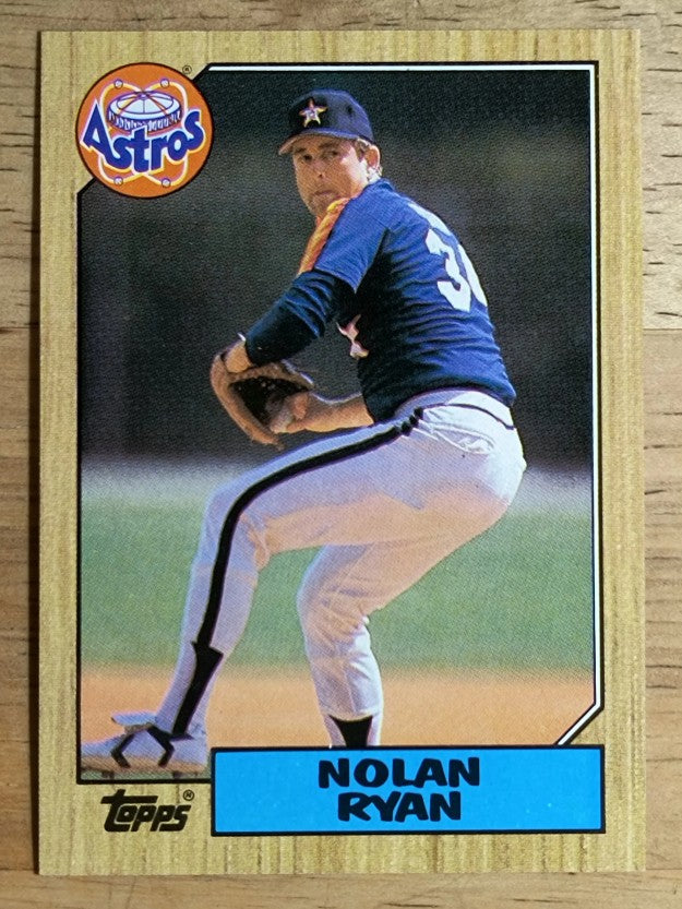 1987 Topps #757 Nolan Ryan
