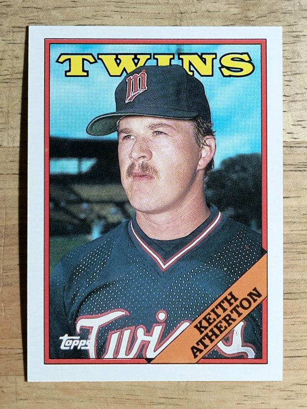 1988 Topps #451 Keith Atherton