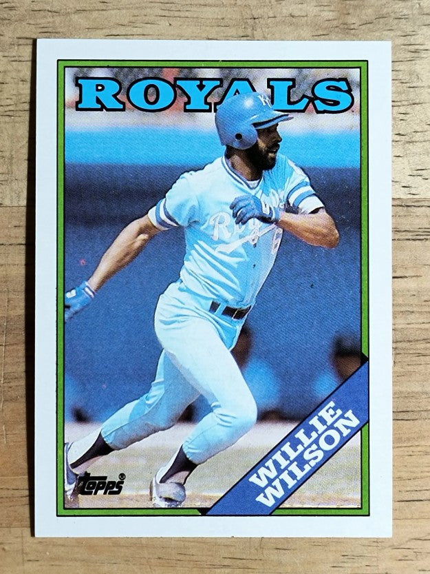 1988 Topps #452 Willie Wilson