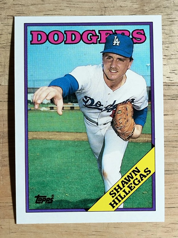 1988 Topps #455 Shawn Hillegas RC