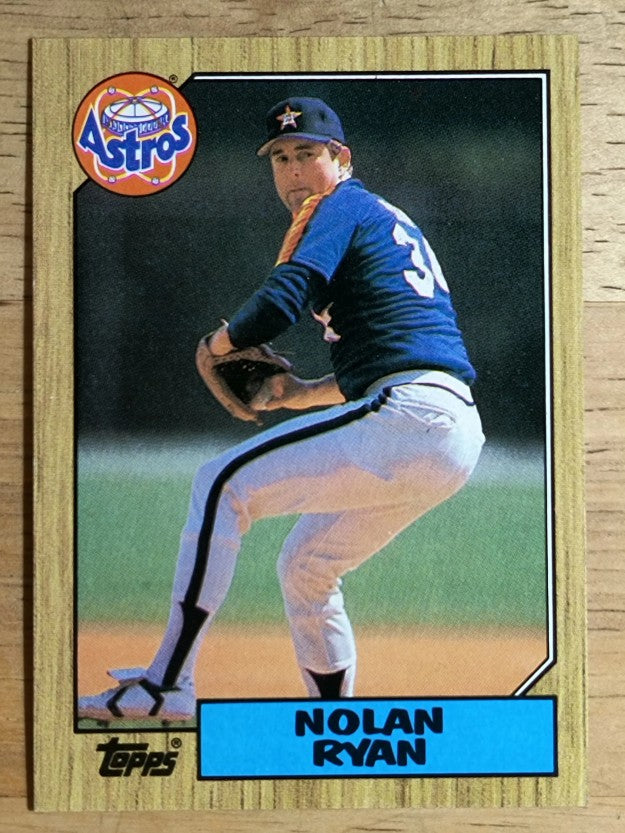 1987 Topps #757 Nolan Ryan