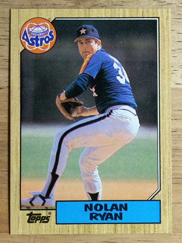 1987 Topps #757 Nolan Ryan