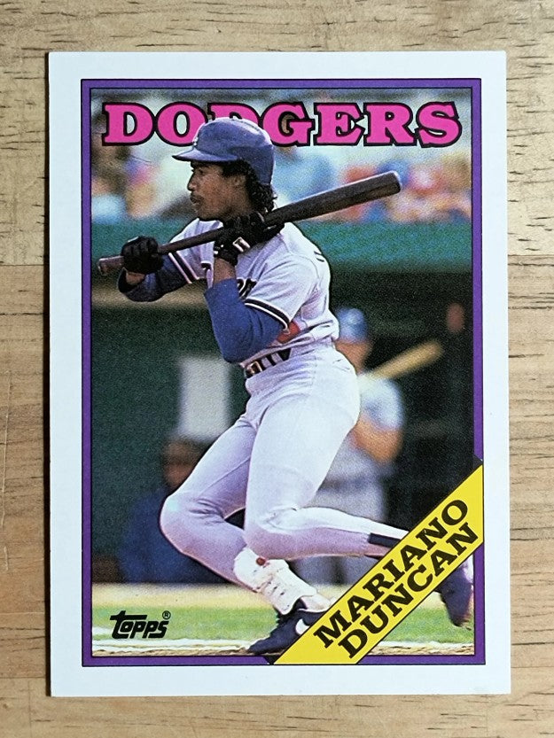 1988 Topps #481 Mariano Duncan