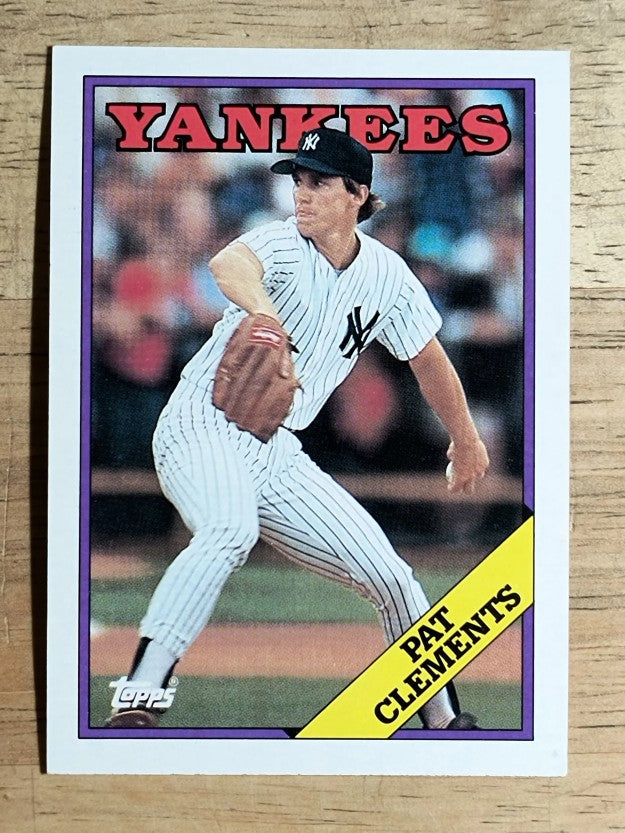 1988 Topps #484 Pat Clements
