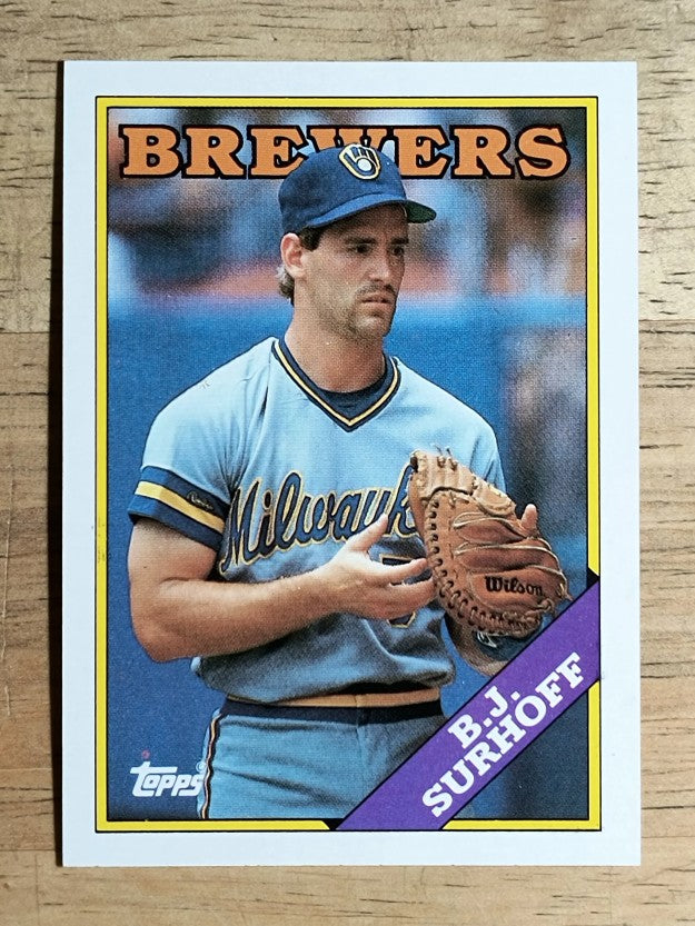 1988 Topps #491 B.J. Surhoff