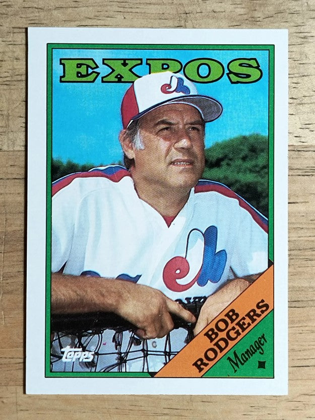1988 Topps #504 Bob Rodgers MG