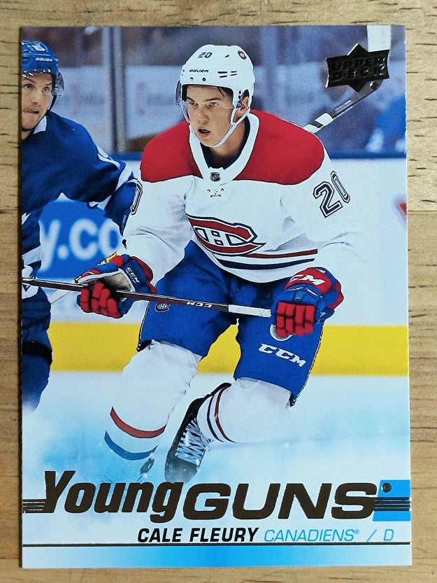 2019-20 Upper Deck #209 Cale Fleury YG RC