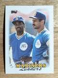 1988 Topps #519 Harold Reynolds/Phil Bradley TL
