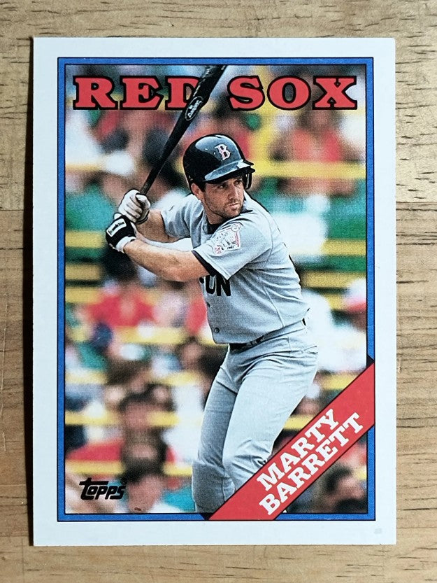1988 Topps #525 Marty Barrett