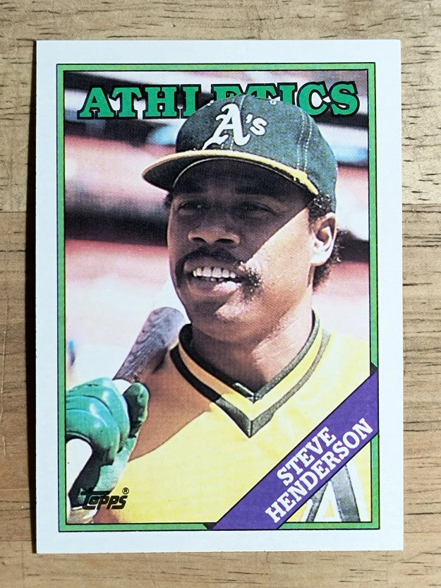1988 Topps #527 Steve Henderson