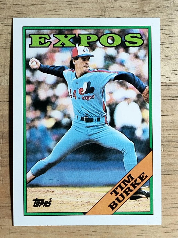 1988 Topps #529 Tim Burke