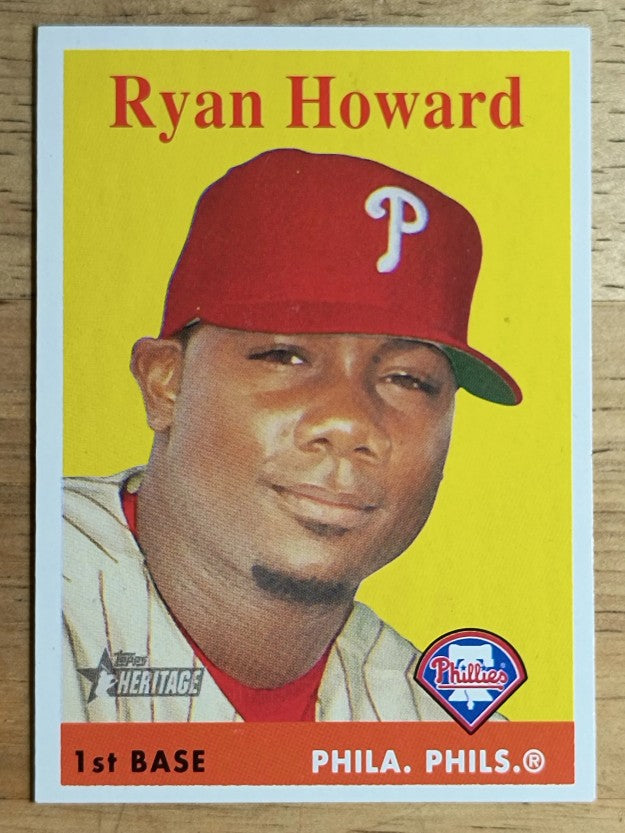 2007 Topps Heritage #310 Ryan Howard