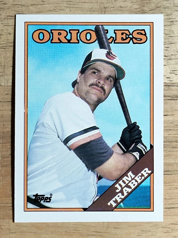 1988 Topps #544 Jim Traber