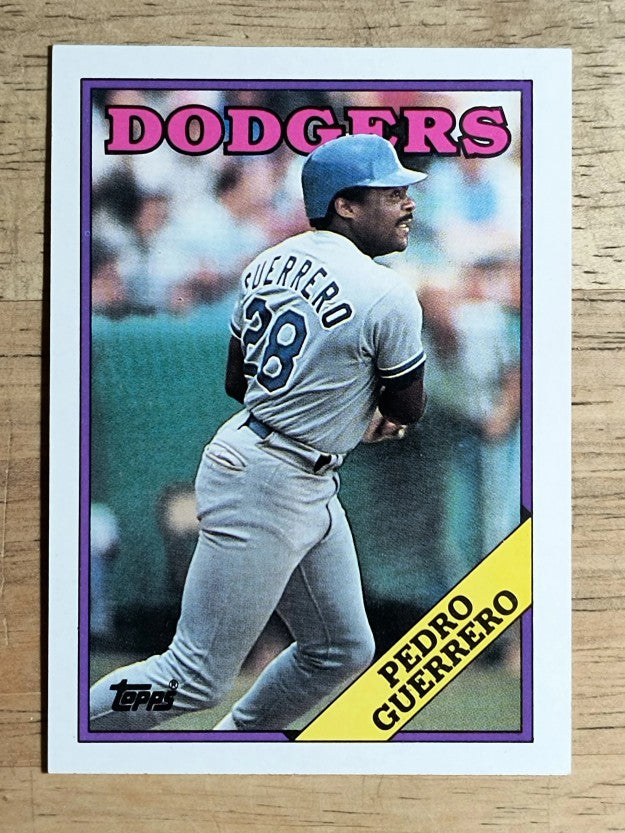 1988 Topps #550 Pedro Guerrero