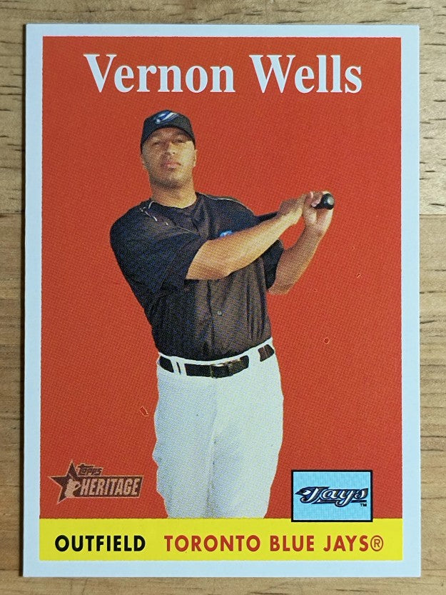 2007 Topps Heritage #437 Vernon Wells SP