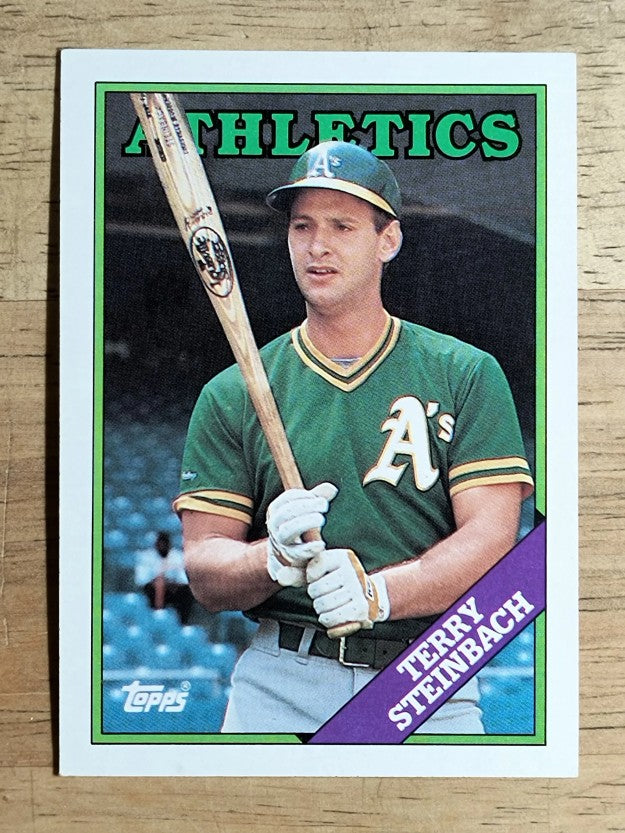 1988 Topps #551 Terry Steinbach