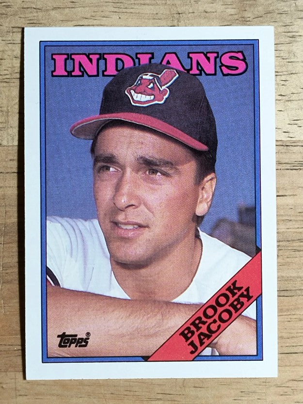 1988 Topps #555 Brook Jacoby