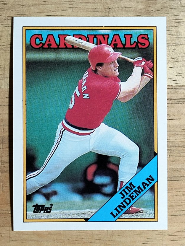 1988 Topps #562 Jim Lindeman