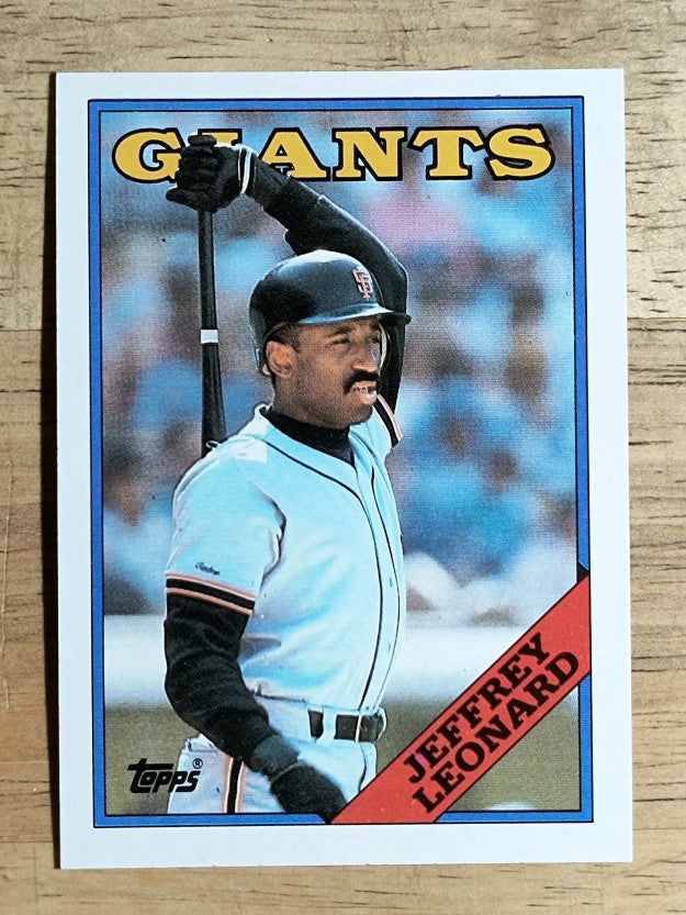 1988 Topps #570 Jeffrey Leonard