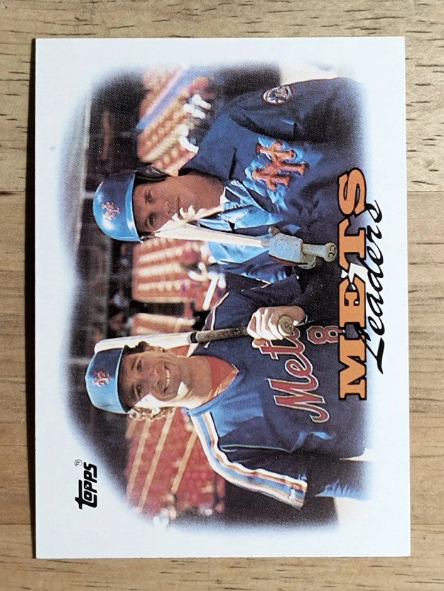 1988 Topps #579 Gary Carter/Kevin McReynolds TL