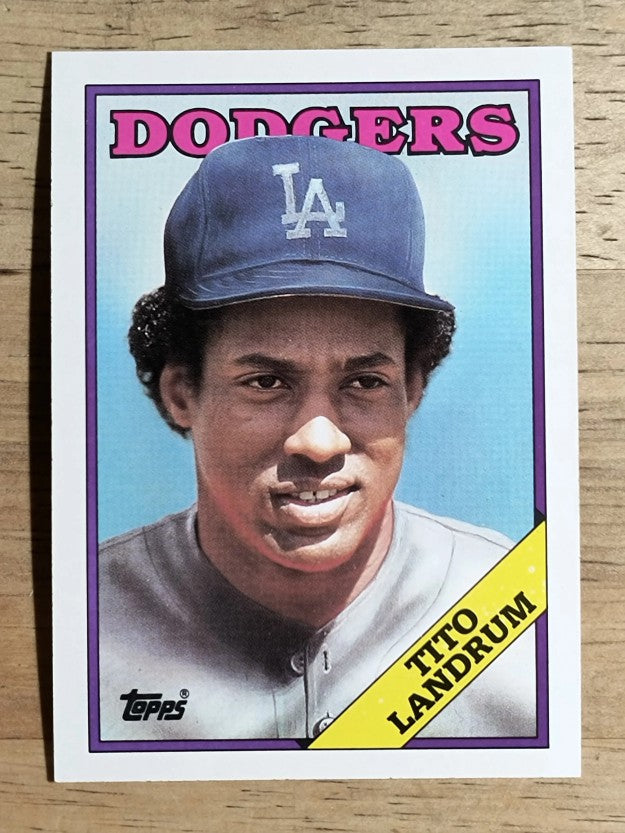 1988 Topps #581 Tito Landrum
