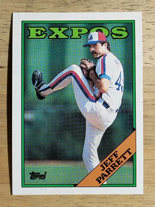 1988 Topps #588 Jeff Parrett