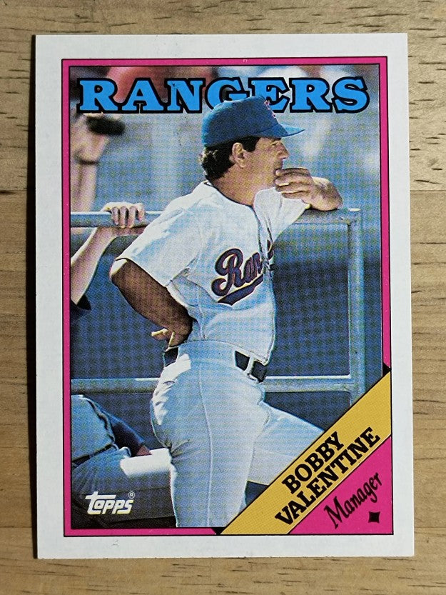 1988 Topps #594 Bobby Valentine MG