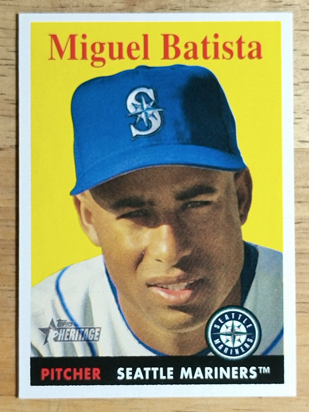 2007 Topps Heritage #294 Miguel Batista SP