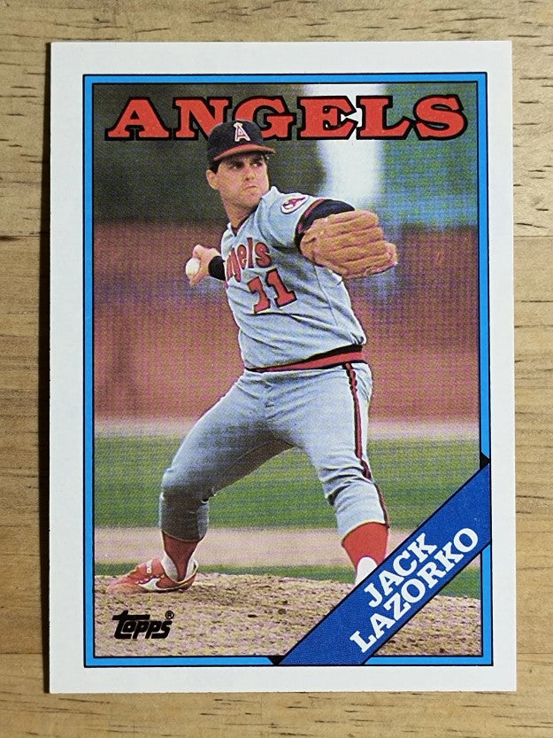 1988 Topps #601 Jack Lazorko