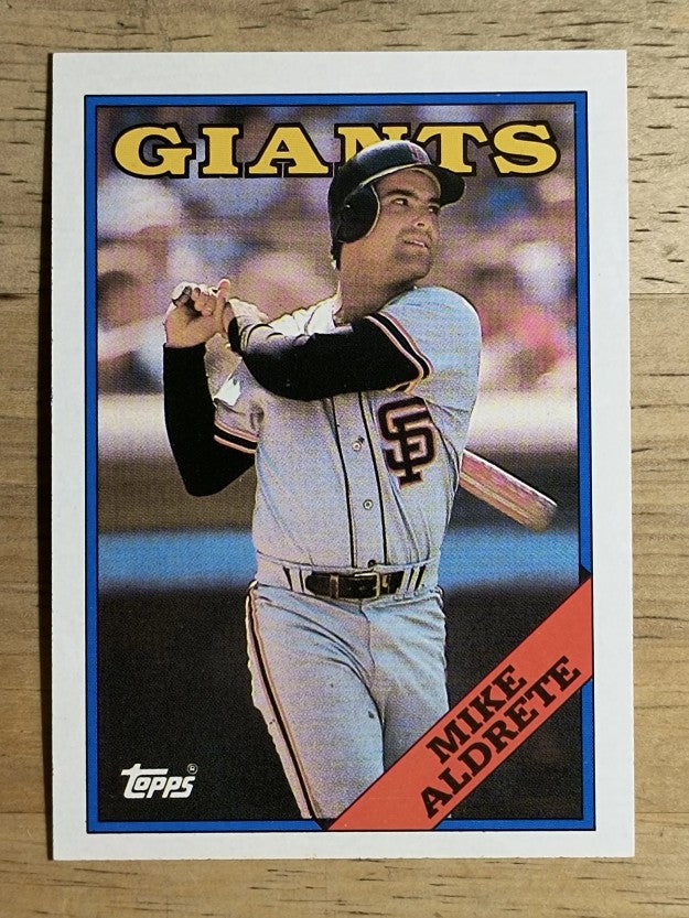 1988 Topps #602 Mike Aldrete