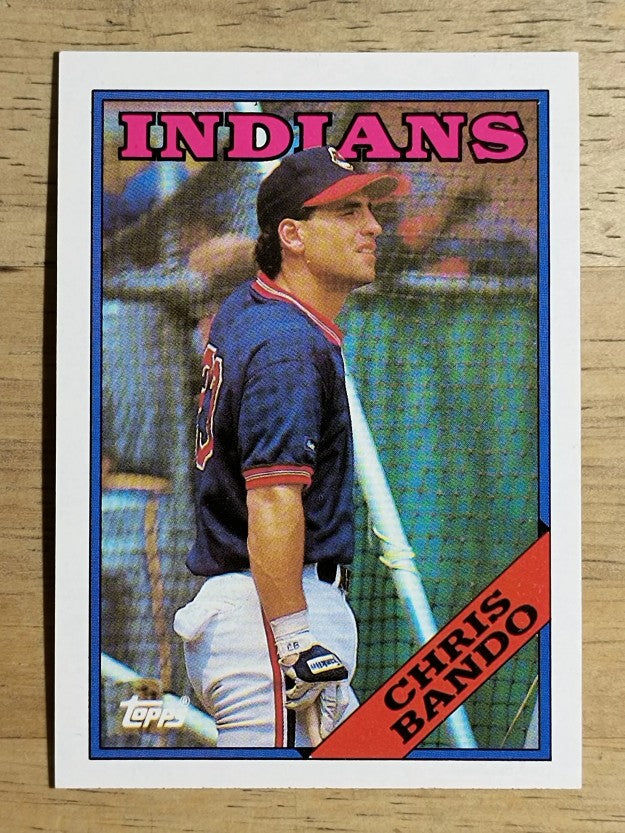 1988 Topps #604 Chris Bando