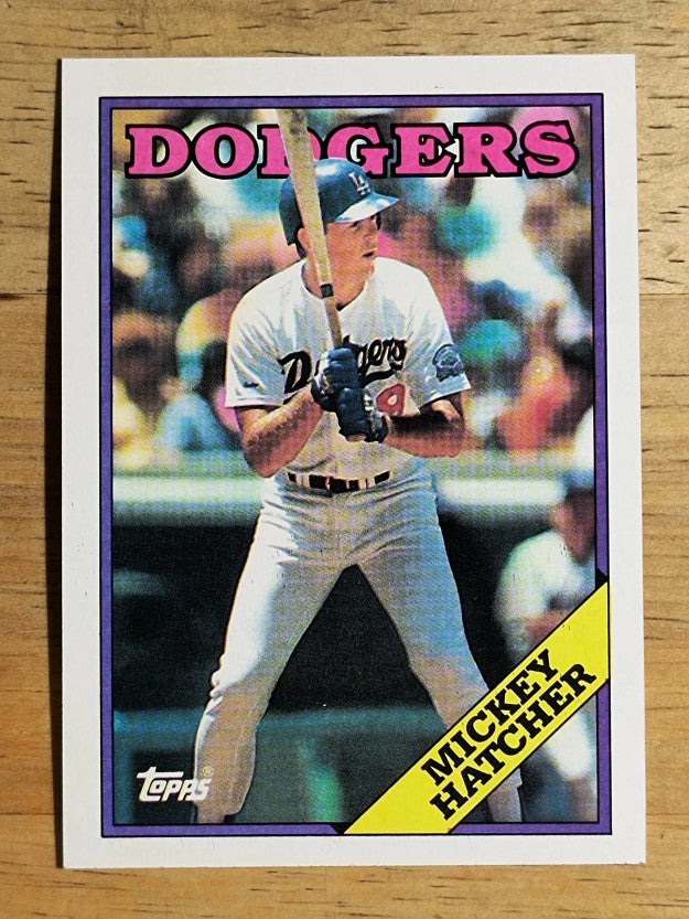 1988 Topps #607 Mickey Hatcher