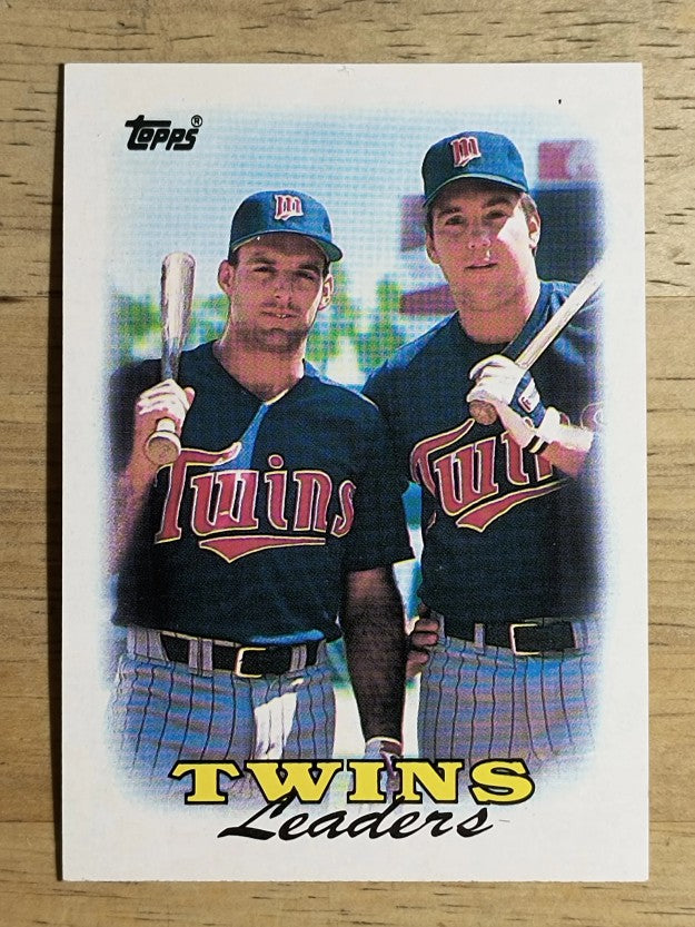 1988 Topps #609 Gary Gaetti/Kent Hrbek TL