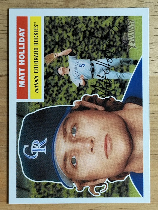 2005 Topps Heritage #331 Matt Holliday