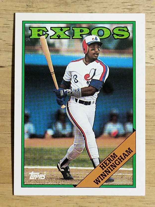 1988 Topps #614 Herm Winningham