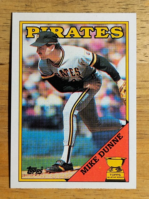 1988 Topps #619 Mike Dunne